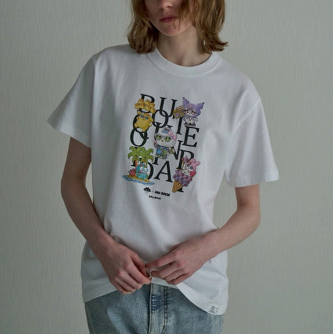 【5月中旬お届けのご予約】Boutique Ordinary / ブティークオーディナリー MULGA × サンリオ コラボT WOMENSサイズ　レディース
