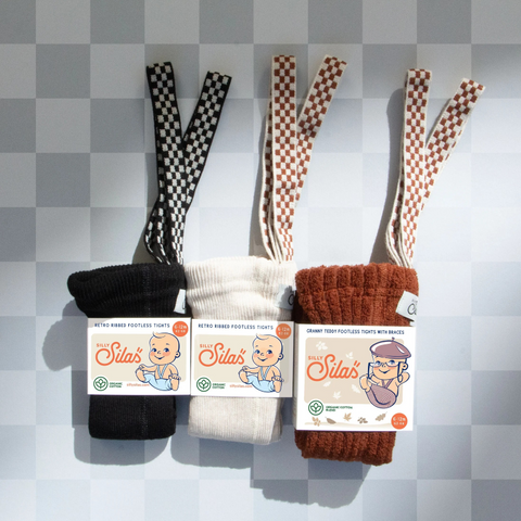 C-1 Silly Silas(シリーサイラス) Footless Classic Black Checked C-1 Silly Silas(シリーサイラス) Footless Classic Black Checked