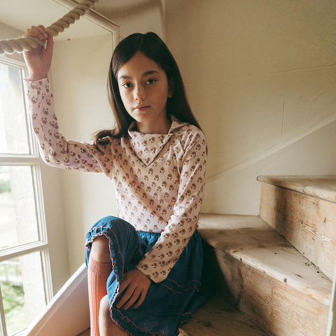 Lali Kids 2024SS BALLET DRESS One Piece SUMMER BLOOMS PRINT