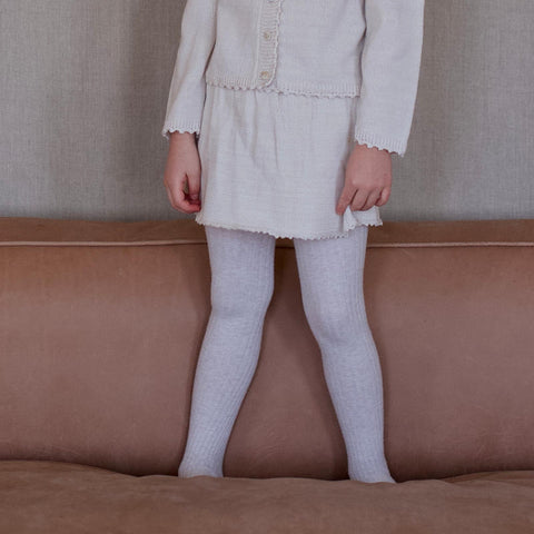 iver and isla 2024AW picot skirted bloomer -cream- ブルマ付きスカート