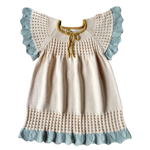 ・Mabli Knitwear（マブリ） 2024SS  EIRLYS DRESS MAIZE ワンピース、ドレス