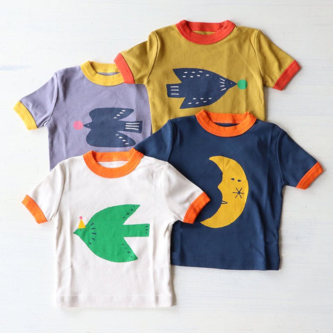 Misha & Puff（ミーシャアンドパフ）2024SS Daleyden Happy Moon Tee デザイン半袖Tシャツ
