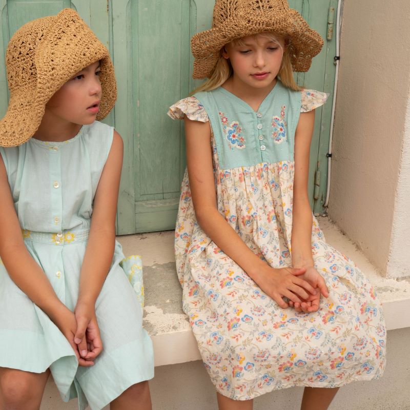 Lali Kids（ラリキッズ）2024SS MIDI DRESS SPRING DITSY PRINT