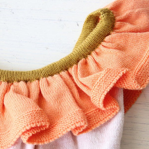 Mabli Knitwear（マブリ） 2024SS  NIA VEST フリル付きトップス